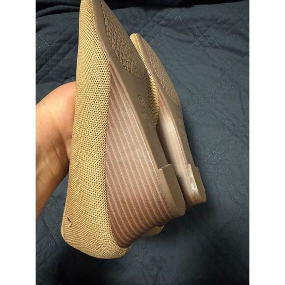 VIVAIA size 8 / 8.5 (39) almond toe wedge Tamia camel tan - NEW - Picture 6 of 7